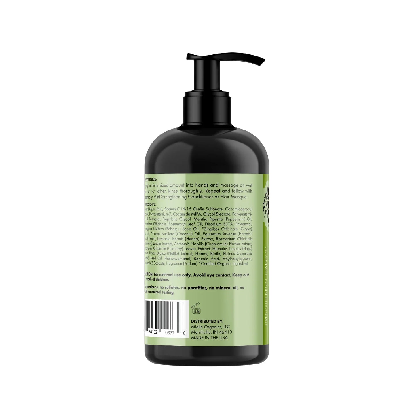 Mielle Rosemary Mint Strengthening Shampoo 12 oz / 355g