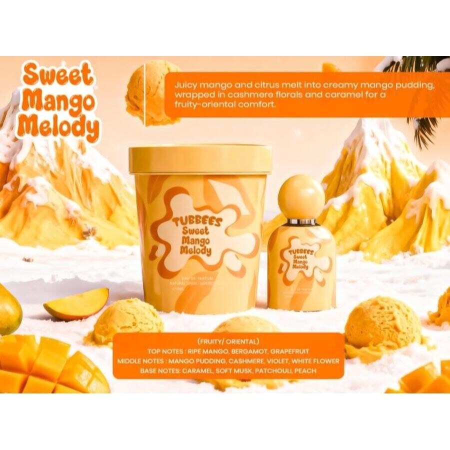 Grandeur Tubbees Sweet Mango Melody Eau de Parfum - 1.7 FL OZ / 50 ML