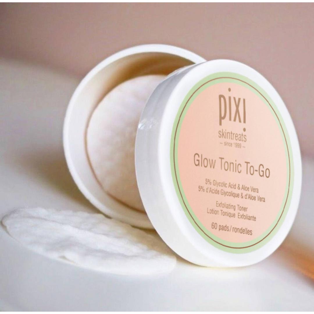 Pixi Glow Tonic To-Go Exfoliating Wipes with 60 pads