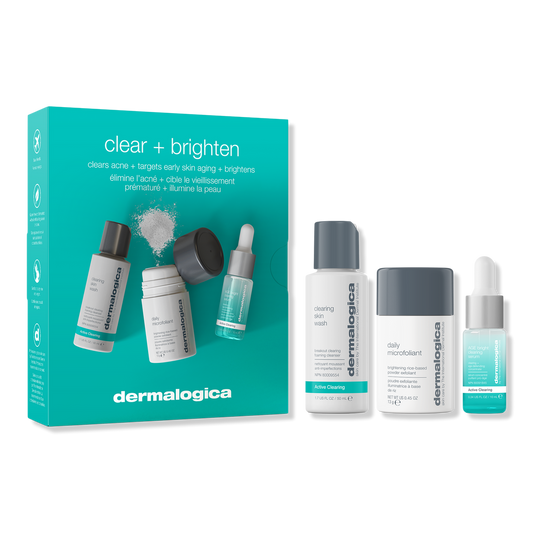 Dermalogica Clear and Brighten Skincare Kit 3Pc Set
