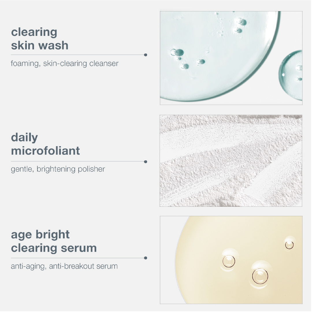 Dermalogica Clear and Brighten Skincare Kit 3Pc Set