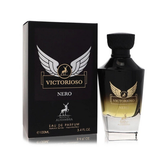 Victorioso Nero By Maison Alhambra EDP de Parfum for Men 3.4 oz
