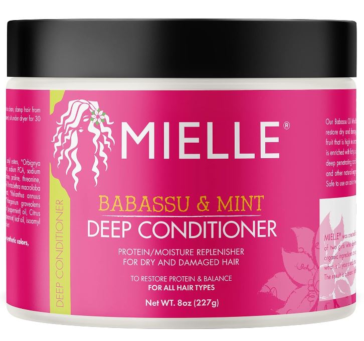 Protein Conditioner with Babassu Oil and Mint 227g Mielle - White