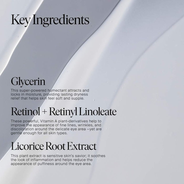 Summer Fridays Jet Lag Overnight Eye Serum for Fine Lines & Wrinkles with Gentle Retinol Blend - 0.5 oz/15 ml