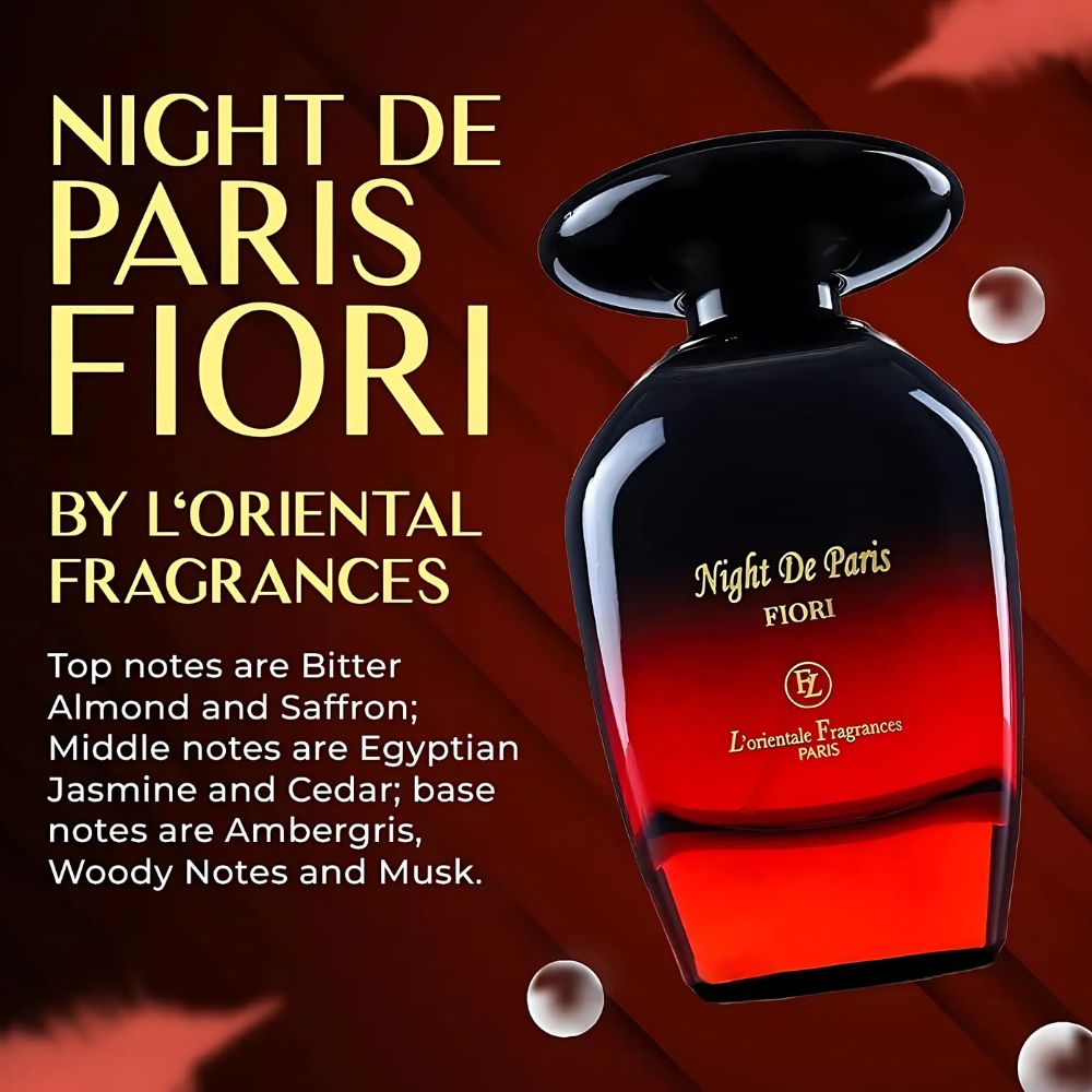 Night De Paris FIORI by L'orientale Fragrances Eau De Parfum Unisex 3.3 oz