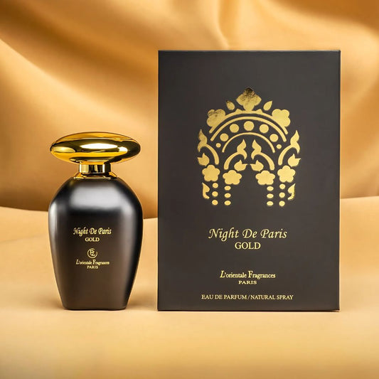 Night De Paris GOLD by L'orientale Fragrances Eau De Parfum Unisex 3.3 oz
