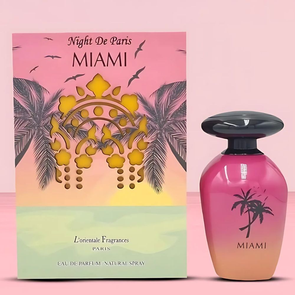 Night De Paris MIAMI by L'orientale Fragrances Eau De Parfum Unisex 3.3 oz