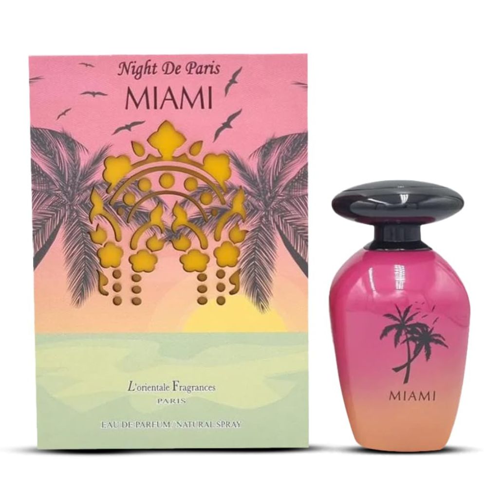 Night De Paris MIAMI by L'orientale Fragrances Eau De Parfum Unisex 3.3 oz