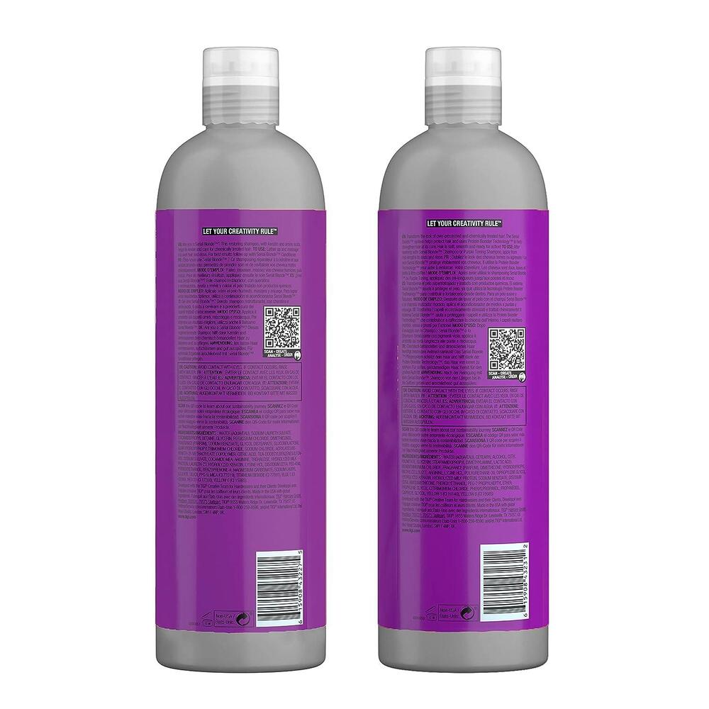 Tigi Bed-Head Serial Blonde Shampoo and Conditioner Pack - 25.36 oz/750ml