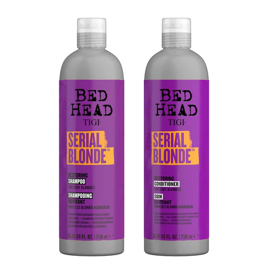 Tigi Bed-Head Serial Blonde Shampoo and Conditioner Pack - 25.36 oz/750ml