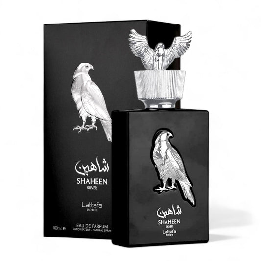 shaheen Silver By Lattafa Pride Eau de Parfum 3.4 Oz MEn