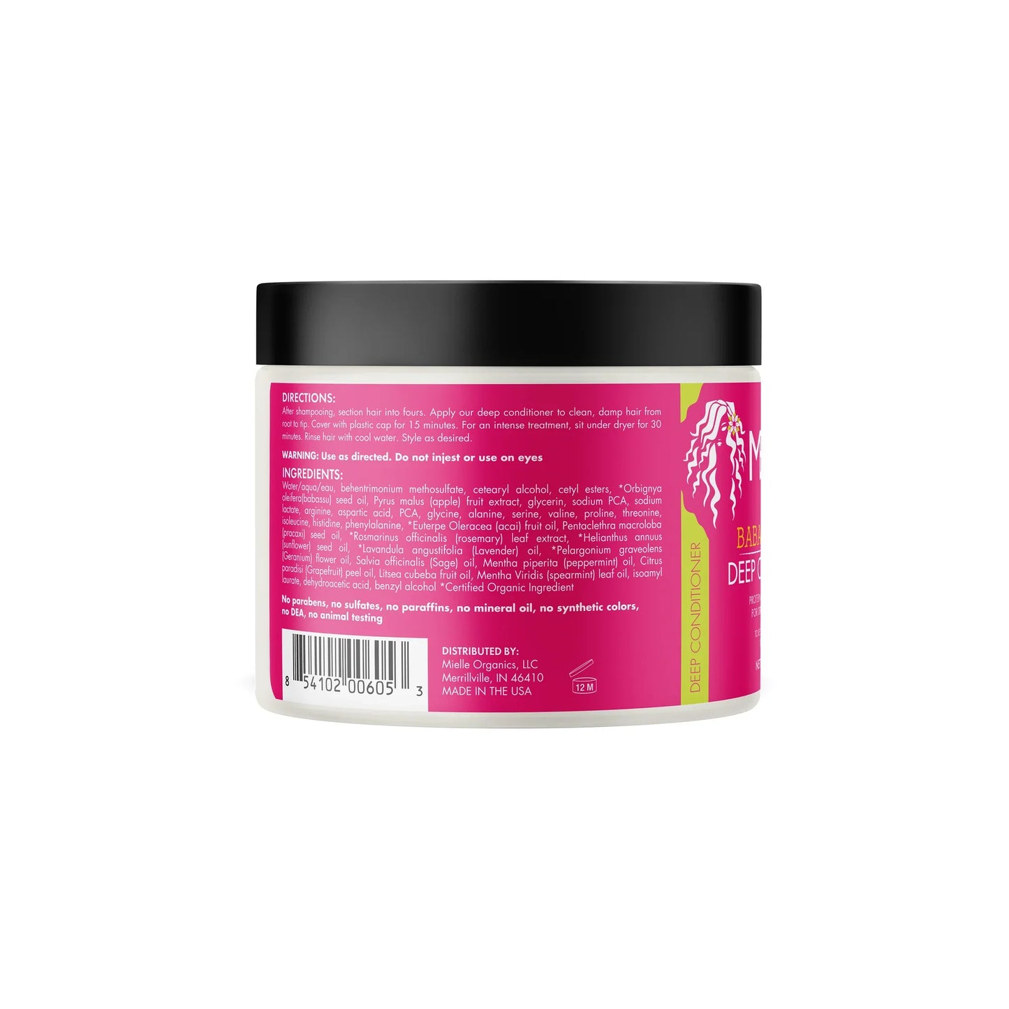 Mielle Babassu Oil & Mint Deep Conditioner 8.0 oz / 227g