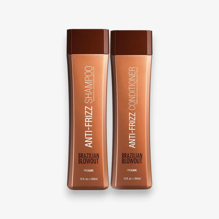 Brazilian Blowout Anti-Frizz Shampoo and Conditioner Pack - 12 oz/350 ml