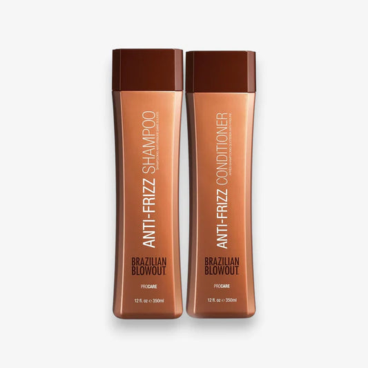 Brazilian Blowout Anti-Frizz Shampoo and Conditioner Pack - 12 oz/350 ml