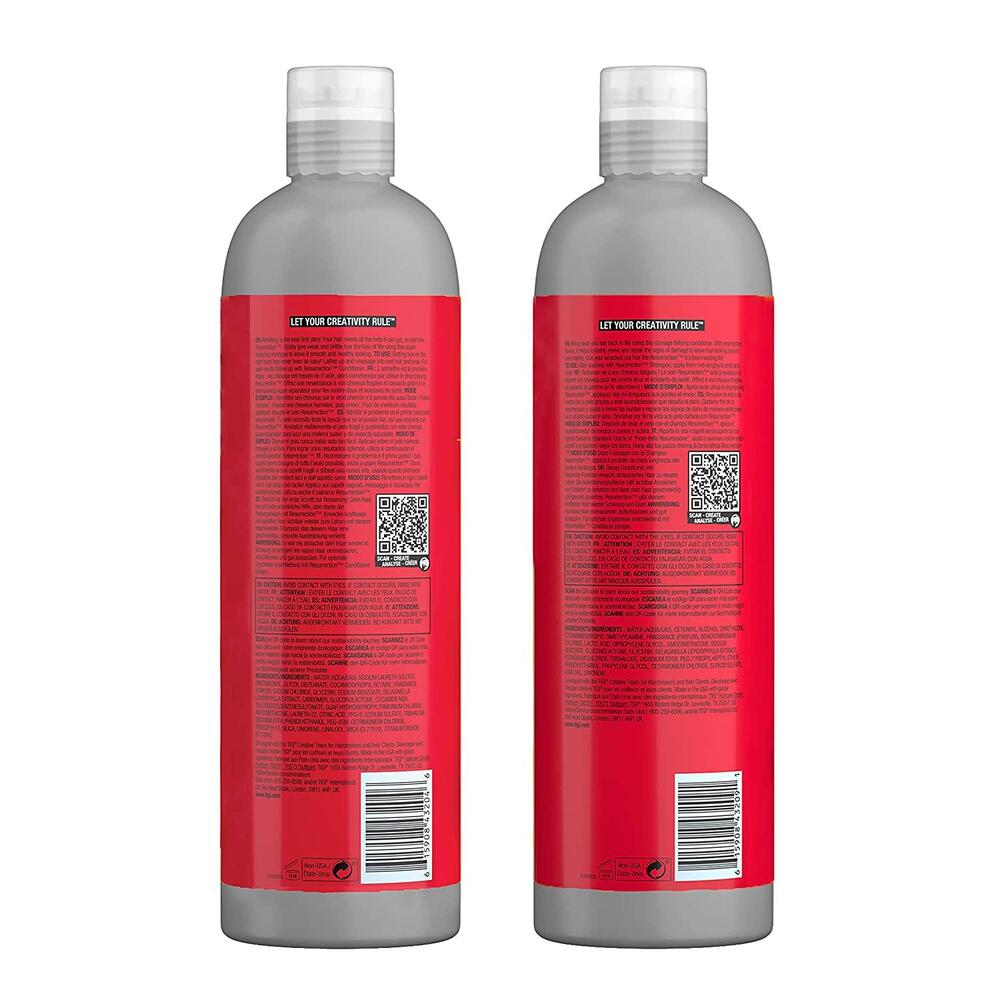 Tigi Bed-Head Resurrection Shampoo and Conditioner Pack - 25.36 oz/750ml