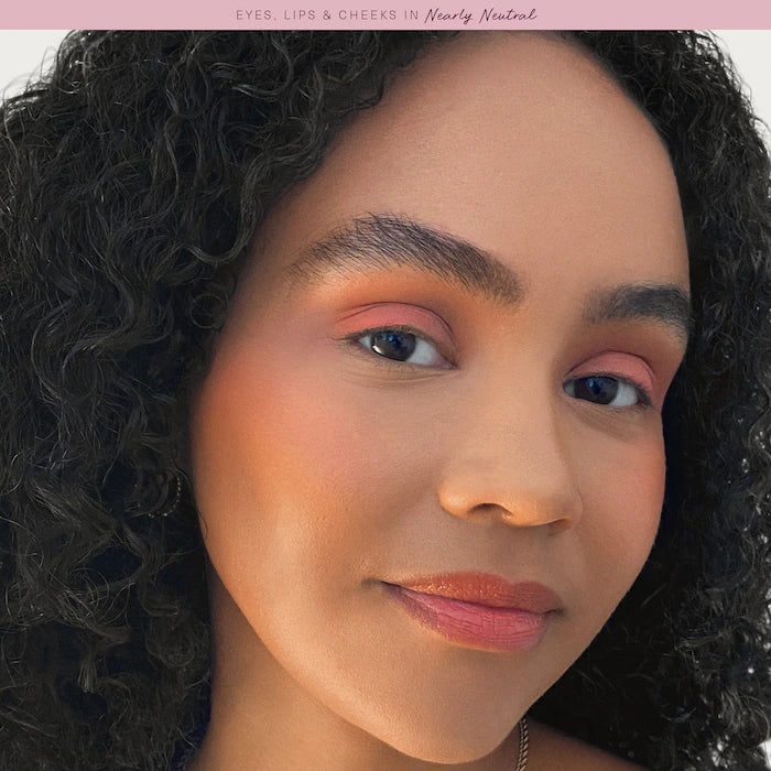 Rare Beauty Stay Vulnerable Glossy Lip Balm 0.12 oz/ 3.8 mL Nearly Neutral - soft neutral pink