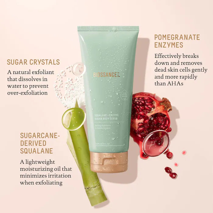 Biossance Sugar Body Scrub 6.76 oz/200 mL