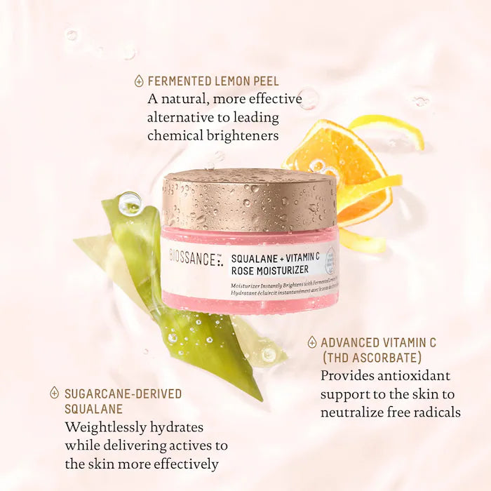 Biossance Rose Brightening Moisturizer 1.69 oz/50 mL