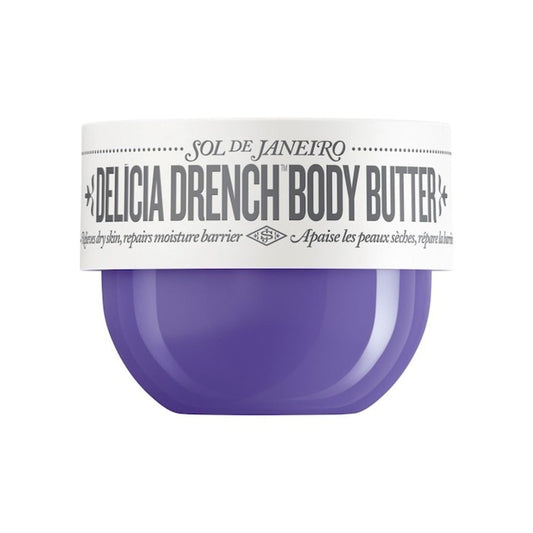 Sol de Janeiro Mini Delícia Drench™ Body Butter for Intense Moisture and Skin Barrier Repair - 2.5 oz/75 ml