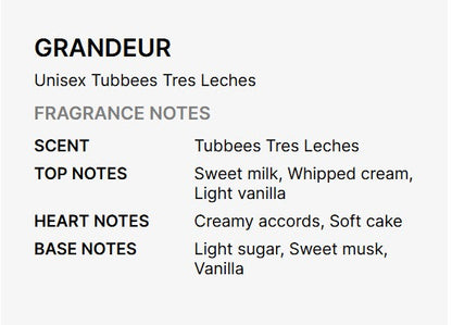 Grandeur Tubbees Tres Leches Eau de Parfum - 1.7 FL OZ / 50 ML