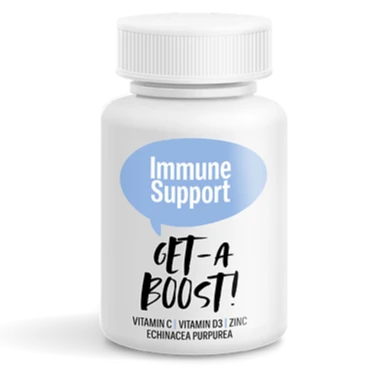 Get a Boost Immune Support Daily Immune Support with Vitamin C, Vitamin D3, Zinc, Gluten Free, Vegetarian